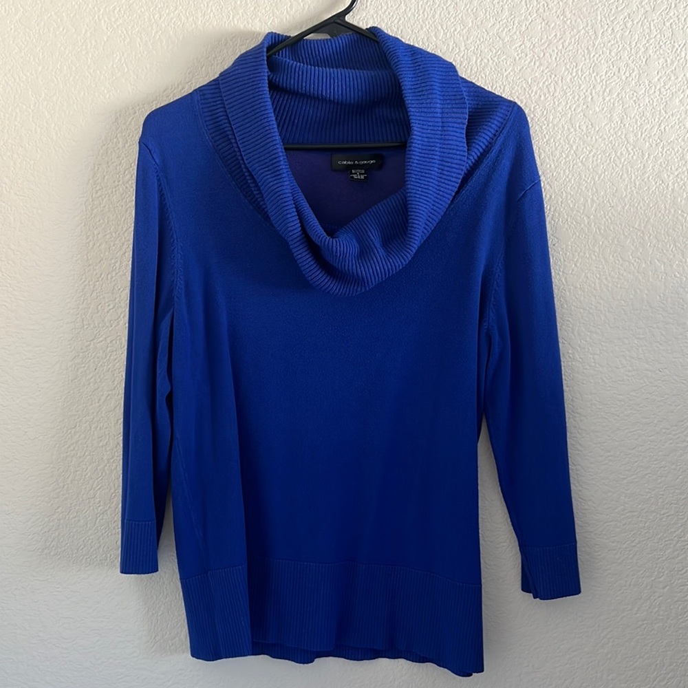 Royal blue sweater top